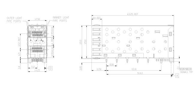 SFP0-3040-L SFP Cage Datasheet