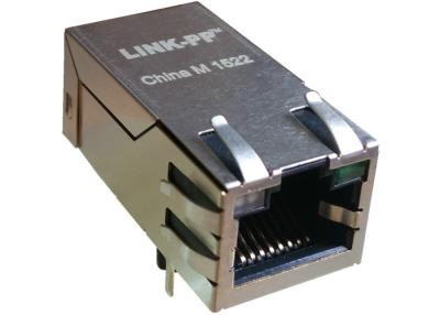 China hembra dual magnética de Ethernet 10/100Mbps de la opción de la materia de 0826-1AX1-47 RJ45 Jack en venta