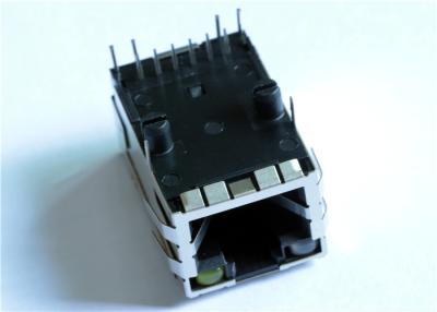 中国 MIC2411C-6131T-LF3 Pin 7499011610の磁気学LED Rj45ジャックへのLPJ2011KONL Pin 販売のため