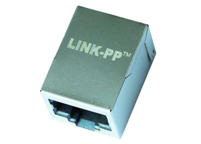 China SS-640810S-A-NF Single Port RJ45 Connector With 10/100 Base-T Magnetic LPJE118DNL for sale