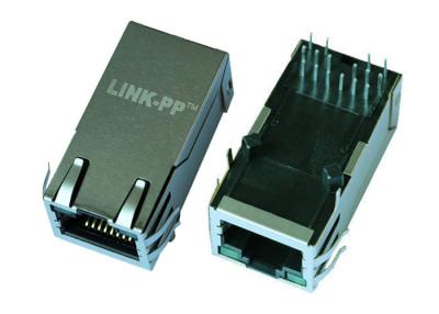 China 0826-1X1T-HT-F 1 Port RJ45 Conn Magjack Network With POE 2.5G Base-T for sale