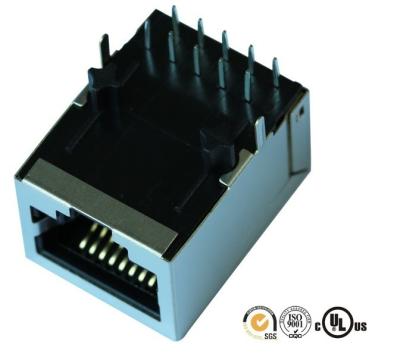 China 3070-110204 Magnetic RJ45 Jack 10 / 100M LPJ4012DNL Network Routers Switches for sale