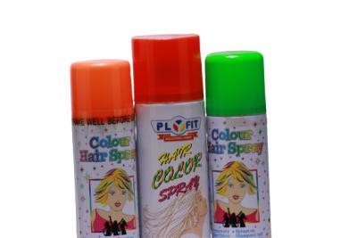 中国 250ml Glitter Color Hair Spray Temporary Washable Multicolor Customized 販売のため