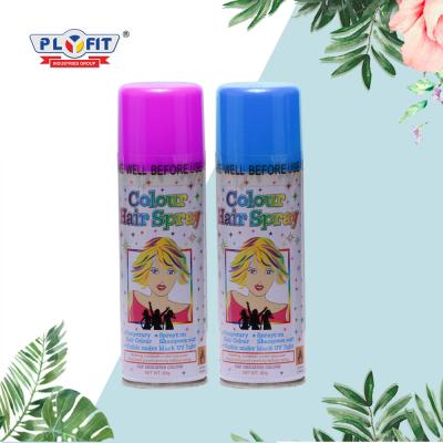 China Non Flammable Temporary Color Hair Spray One Time Party Fashion Styling à venda