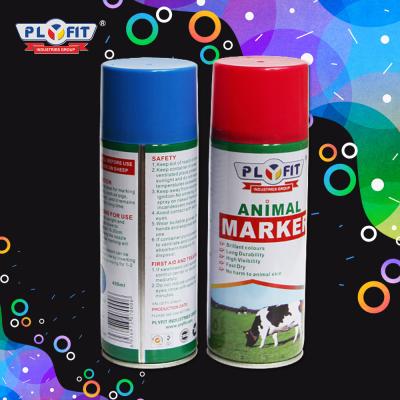 China 500ml Animal Marker Spray Florescent Color Oil Paint For Sheep Cattle Identification en venta