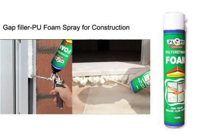 China Multi - Purpose B2 Fireproof Foam Filler Spray , Off White High Density Spray Foam for sale