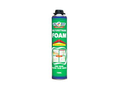 China Soundproofing PU Foam Sealant , Construction Heat Stable Polyurethane Foam Spray for sale