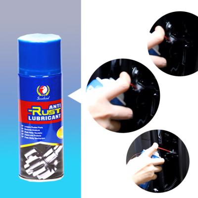 China Silicone Anti Rust 450ml Water Based Lubricant Spray Penetrating Grease for sale