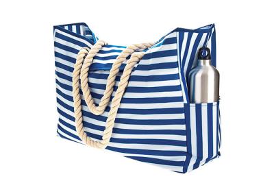 China Blue Sky Oxford bolsas de playa impermeables 12A de poliéster de lienzo bolsas para llevar en venta