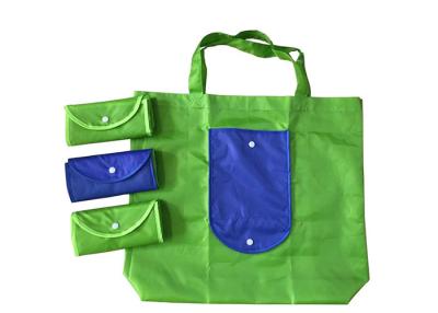 China Environmental Nylon Foldable Tote Bags Silk Screen Foldable Shopping Bag Custom for sale