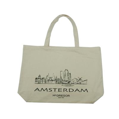 China Eco Friendly Cotton Grocery Tote Personalised Canvas Shopping Bag for sale