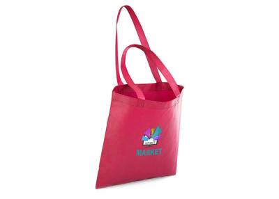 China Recyclable Non Woven Polypropylene Tote Bags Red SEDEX Approval for sale