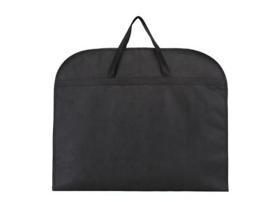 China Negro 420D poliéster fato vestido saco saco de vestuário coberturas com fecho de fecho à venda