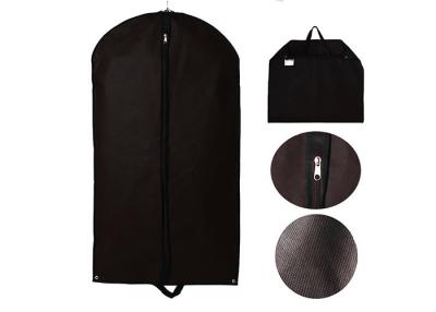 China 420D Polyester Mothproof Suit Protector Garment Bag With Mental Eyehole for sale