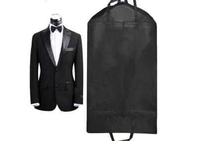 China Laminated RPET Suit Garment Bag Waterproof Mens Suit Bag Foldable for sale