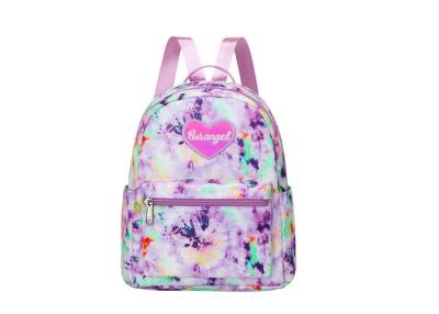 China Customized Casual Polyester School Backpack With Adjustable Straps Zippered Closure for sale