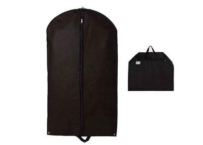 Chine Dustproof Nonwoven Foldable Suit Garment Bag With Zipper Closure Hanger Slot à vendre