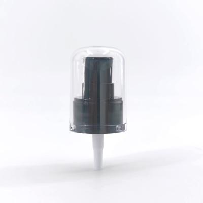 China 24mm 24/410 Black Plastic Treatment Dispenser Pump Cream Lotion Pump Replacement for sale