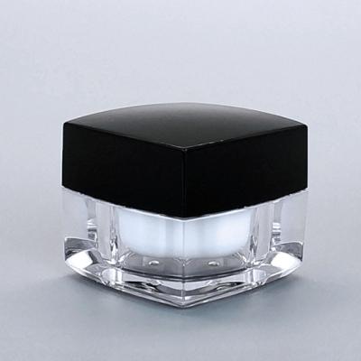 China 5g 5ml Acrylic Face Cream Jar With Lid Bpa Free Cosmetic Containers Plastic for sale