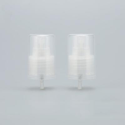 China 28/410 25mm 28mm Mist Spray Pump Bottle Plastic For Transparency Half Cap for sale