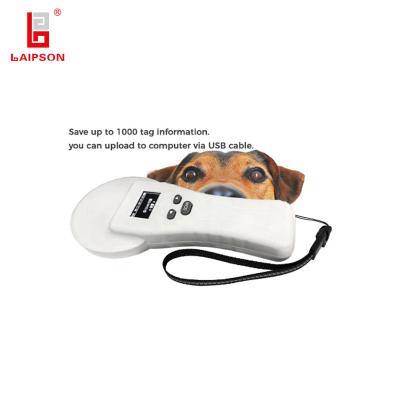 China 134.2khz FDX-B RFID Cattle Ear Tag Pet Chip Reader Microchip Handheld Reader Scanner For Farm for sale