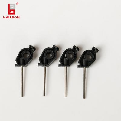 China Aguja de una pieza negra del Pin del aplicador de la etiqueta de oído de las ovejas del ganado para las etiquetas de oído animales en venta