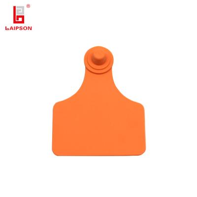 China TPU Tamperproof Visual Cattle Cow Animal Ear Tag For Farm Management for sale