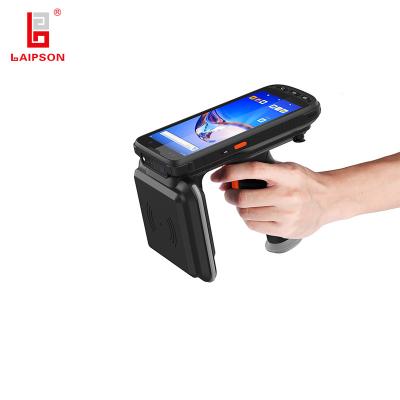 China Long Range WiFi 860-960mhz UHF RFID Tag Reader Handheld Android For Livestock for sale