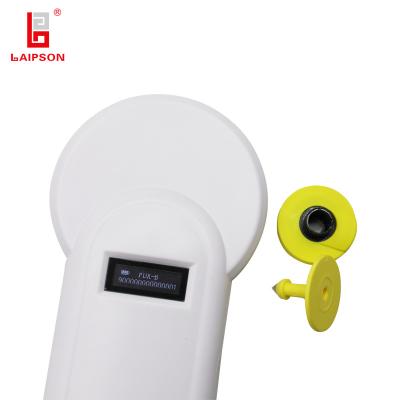 China Rechargeable Lithium RFID Tag Reader 134.2khz Microchip Lector Pet Rfid Scanner for sale