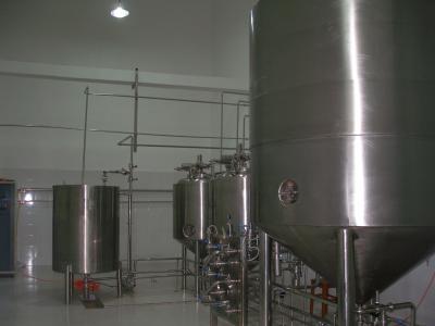 China SUS 304 Brewing Equipment Beer Manufacturing Equipment 1 Year Warranty for sale