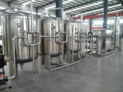 China Automatic Packing Production Line Single Grade Reverse Osmosis Water Pretreatment for sale