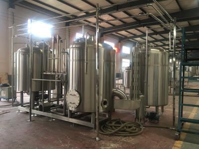 China 10Bbl Brewhouse Craft Beer Brewing Equipment Direct Fire Heating Stainless Steel for sale