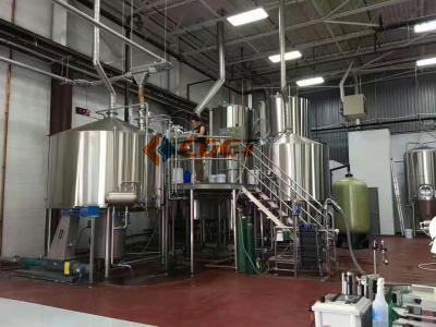 China 3 Vessel Craft Beer Making Equipment Steam Heating 15bbl Brewhouse System for sale