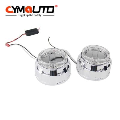 China Mini Xenon HID Projector Shrouds Angel Eyes LED Light Guide Shrouds for sale