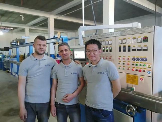 1- 4 Cores Cable Manufacturing Machine , PVC Cable Extrusion Line