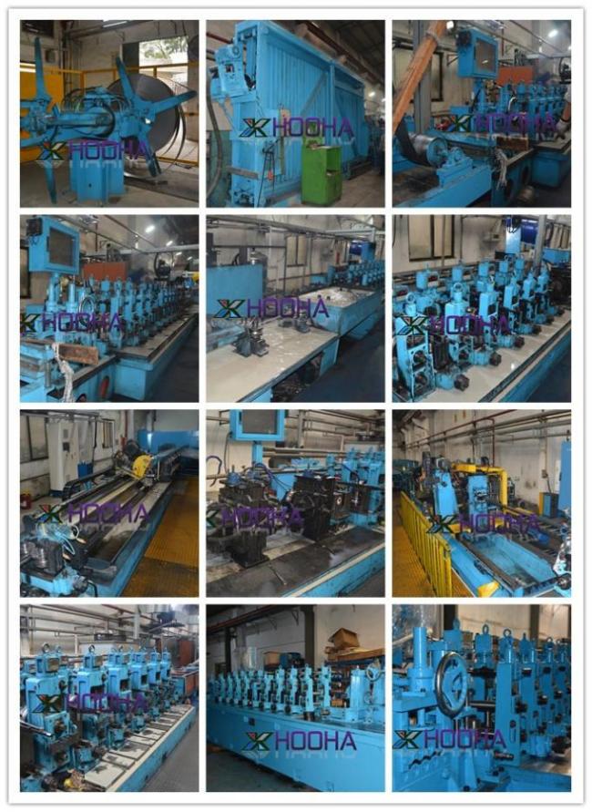 Straight Seam Steel Welding Pipe Mill Production Line Speed 15-30m / Min