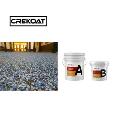 China Epoxy Polymer Polyaspartic Floor Coating Low Odor Good Weatherability for sale