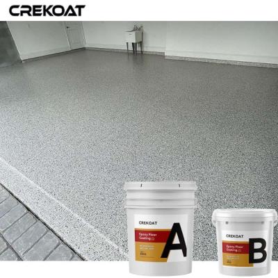 China Resist Wear Tear Epoxy Resin Floor Coating For Broadcast Flake System for sale