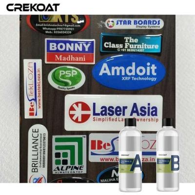 Chine Self Priming Liquid Glass Casting Resin For Art Acrylic Casting Domino Labels TDS à vendre