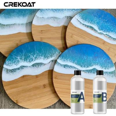 China Low VOC Self Leveling Clear Epoxy Resin For Craft Jewelry Canvas Painting for sale