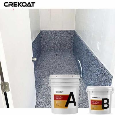 China Smooth Textured Variations Epoxy Flake Floor Coating Moisture Proof For Different Surfaces for sale