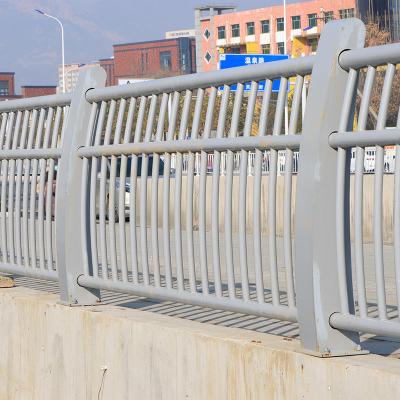 China Porch Safety Stainless Steel Guardrail Sprayed Galvanised Tubular Handrail for sale