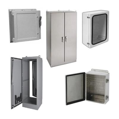 China IP65 IP66 Electrical Sheet Metal Enclosure Electronic Cabinets Metal Box for sale