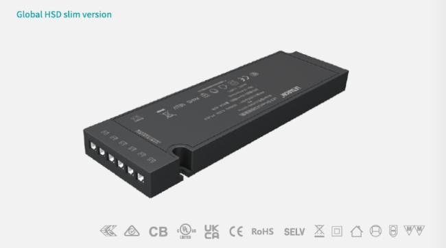 LED Driver installation example in cabinet lighting application