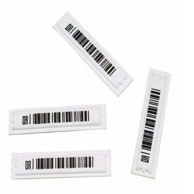 China High Sensitive Recycle Anti Theft Eas Soft Tags / Jewellery Barcode Labels for sale