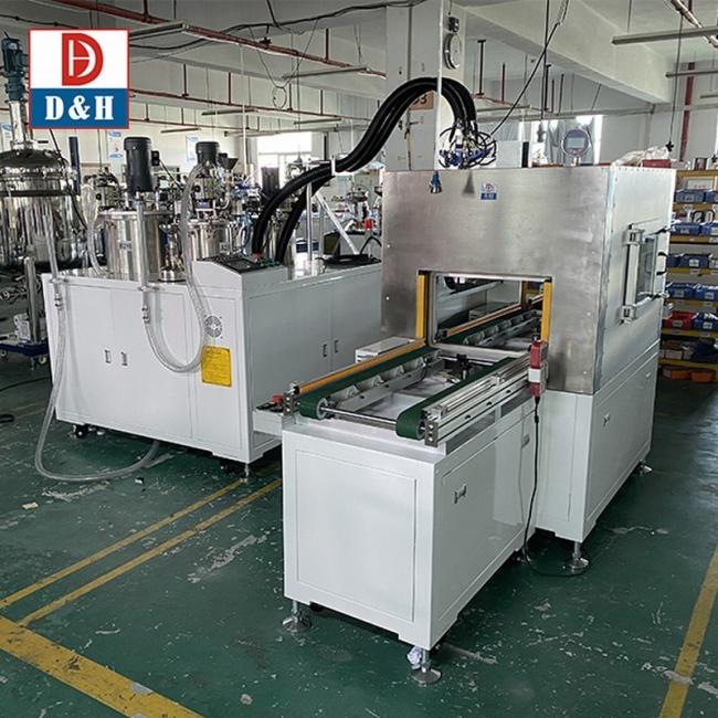 Semiconductor Parts Vacuum Equipment with Ab Materials Potting Dispenser System Stand-Alone Vacuum Chamber Potting Machine