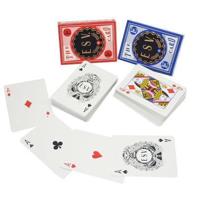 China Yuhua Printing Custom Made Playing Cards Black Core Casino Poker for sale