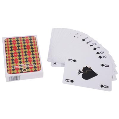 China 63*88mm Waterproof Playing Cards For Pool Round Corner Finishing for sale
