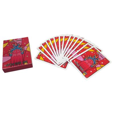 China Barnizar tarjetas personalizadas del póker, tarjetas de encargo del puente de 57*87m m en venta