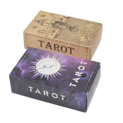 China Big Classical PVC Printable Tarot Cards Divination Gloss Lamination for sale